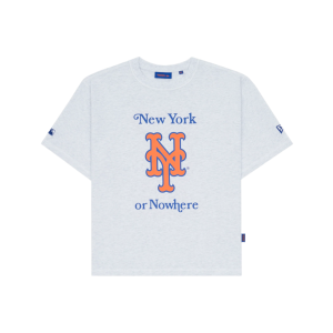 New York or Nowhere White Relaxed Logo T-Shirt